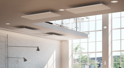Infrarotheizung IRR an Decke im Wohnzimmer