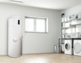 Dimplex DHW 250P steht in Kellerraum