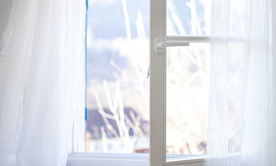 Geöffnetes Fenster