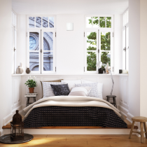Dimplex DL 40 Innenblende im Schlafzimmer