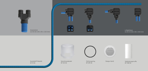 Dimplex Luftverteilsystem Air 56 Baukastensystem 2