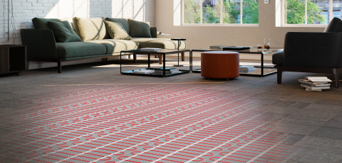 Dimplex Comfort Floor in Wohnzimmer