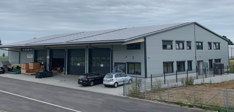 Gewerbehalle Augsburg heizt mit Luft-Wasser-Wärmepumpen LA 35TBS