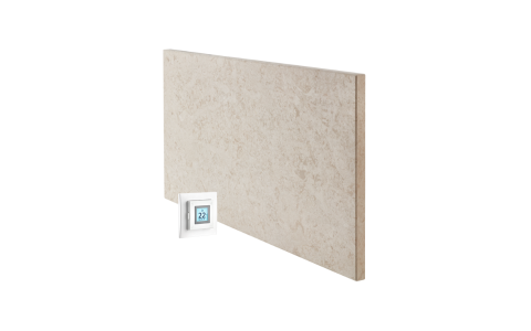 Dimplex MH Sand Infrarotheizung – beige Metallheizung zur Wandmontage mit natürlicher Optik und direkter Infrarotwärme