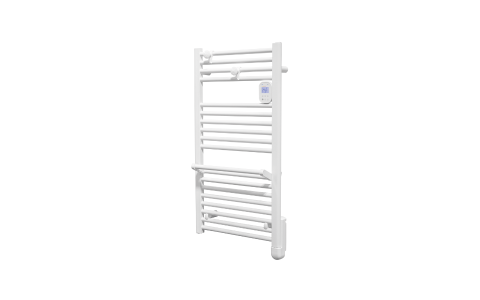 Weißer Dimplex TDTR Badheizkörper – modernes Design mit Handtuchhalter für effiziente Badezimmerheizung