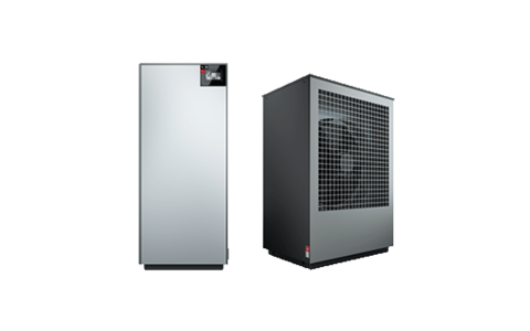 Dimplex M Flex – kompakte Luft/Wasser-Wärmepumpe mit Hybridtechnologie für effizientes Heizen und Kühlen im Neubau und Bestand